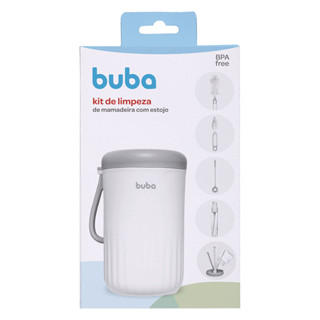 Kit Portátil com estojo Buba para Limpeza de Mamadeira em Oferta na Shopee