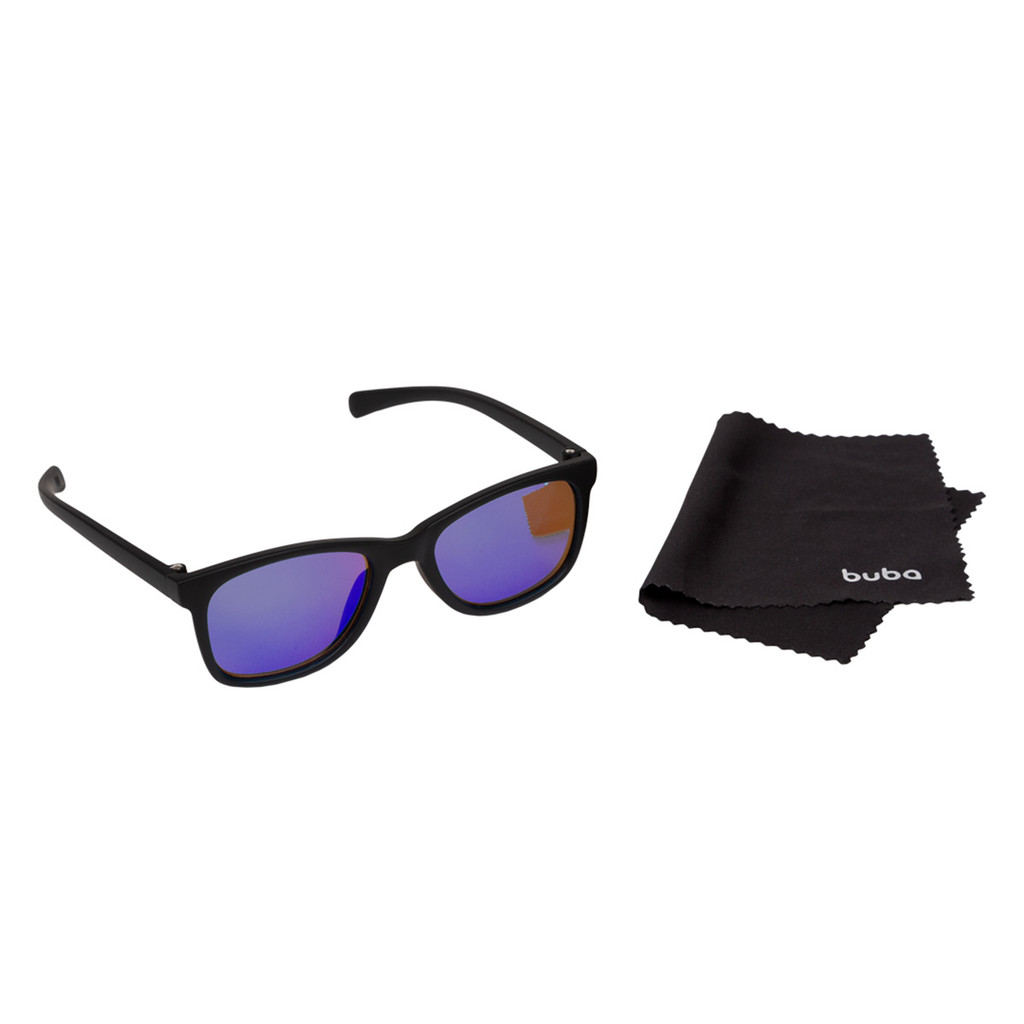 Óculos De Sol Infantil Armação Flexível Preto - Buba