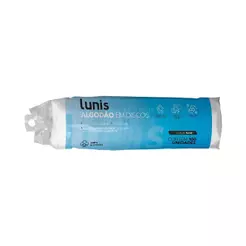 Algodão Em Discos Lunis C/ 100 Un – 100% Algodão