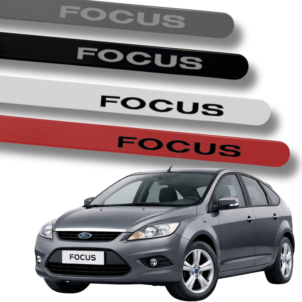 Jogo de Friso lateral Slim Lateral Ford Focus 2008 A 2013