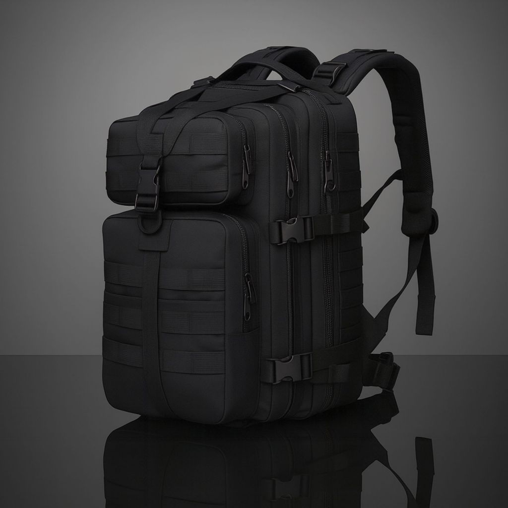 Mochila Tática Militar 40L Impermeável com Molle Bolsa Reforçada Resistente para Camping, Viagem, Trilha, Casual, Grande