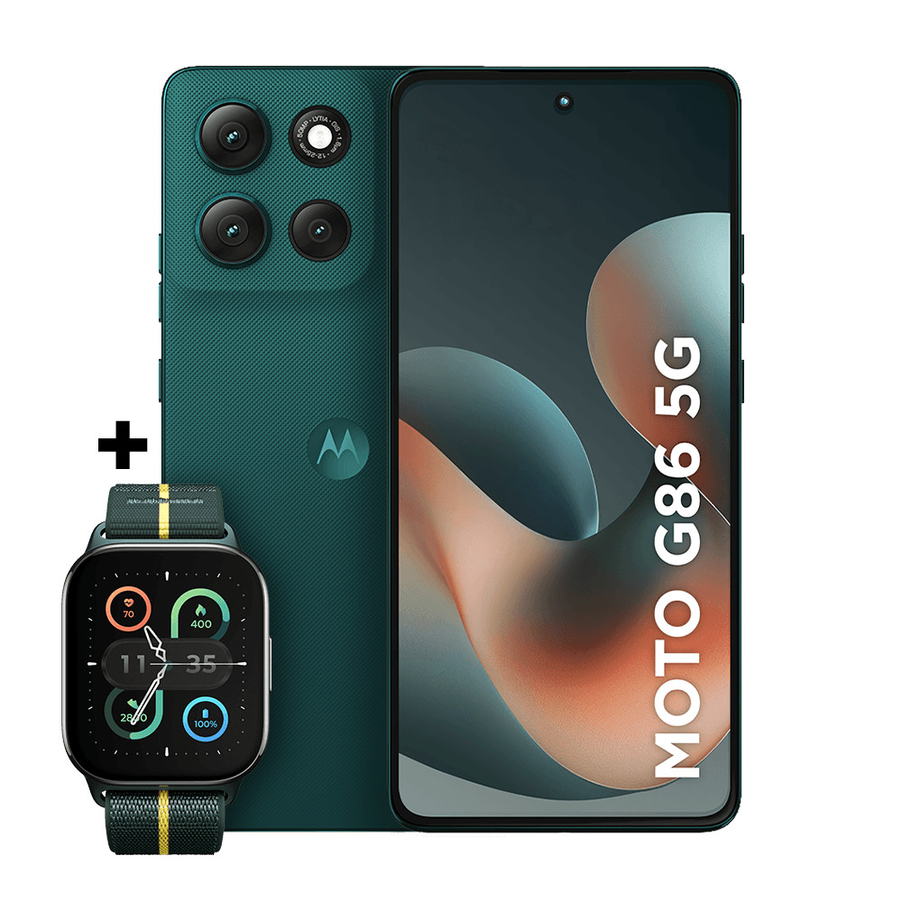 Kit Smartphone Motorola Moto g86 5G + Moto Watch Fit - 512GB 24GB (12GB RAM+12GB Ram Boost) em Oferta na Shopee