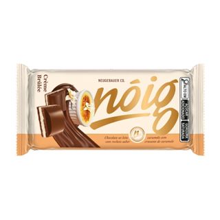 Chocolate ao Leite Neugebauer Nóig Crême Brûlée com Recheio de Caramelo com Crocante de Caramelo 70g em Oferta na Shopee