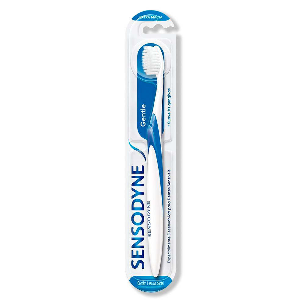 Escova Dental Sensodyne Gentle Extra Macia Cores Sortidas com 1 Unidade em Oferta na Shopee