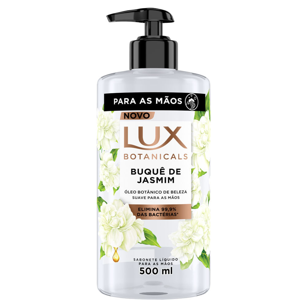 Sabonete Líquido Lux Botanicals para as Mãos Buquê de Jasmim 500ml em Oferta na Shopee