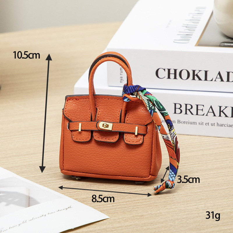 Amuletos De Mini Bolsa | Pingente Decorativo De Lenço Fofo Feminino Pingentes Portáteis De Mochila Organizadora De Itens