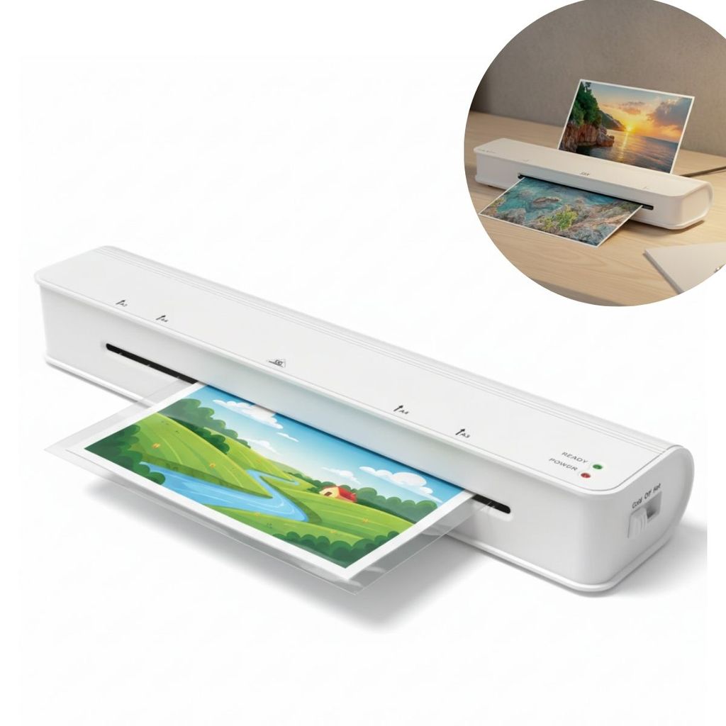 Plastificadora Laminadora Poliseladora A3 A4 A5 A6 360W Quente Frio Branca 220V Importway Iwe015