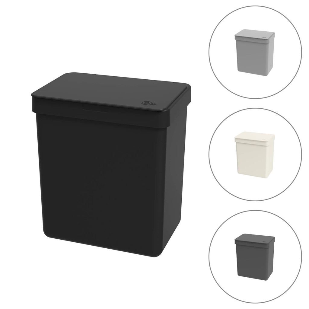 Lixeira Coza Single 2,5 Litros Com Tampa Compacta Para Cozinha
