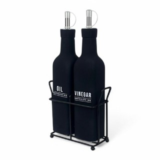 Galheteiro Manhattan Suporte Porta Azeite Vinagre 300ml 2pc em Oferta na Shopee