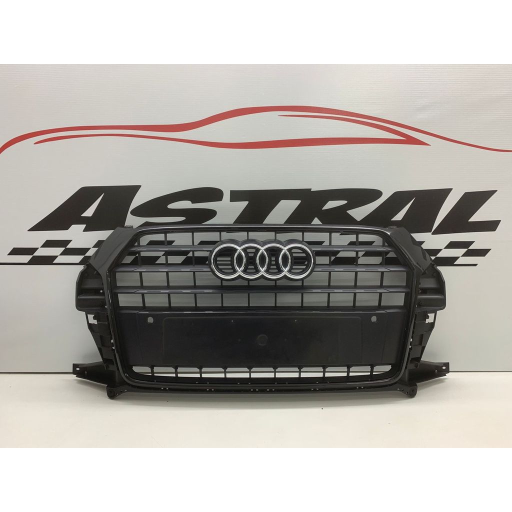 GRADE DIANTEIRA AUDI Q3 2016 2017 2018 2019 FRISO BLACK PIANO, ORIGINAL
