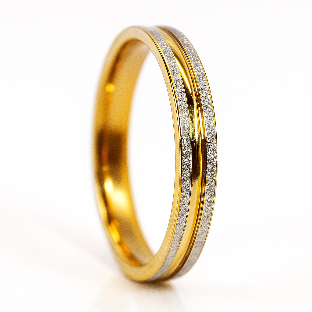 Aliança Banhada Ouro 18k 4mm Dourada Prateada Noivado Anatomica Brilhante Luxo em Oferta na Shopee
