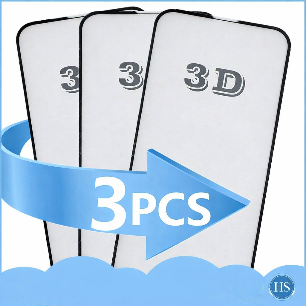 Kit 3 Películas 3D Vidro Temperado Motorola Moto G84 G64 G54 G34 G24 G14 G04 G73 G53 G23 G13 G82 G62