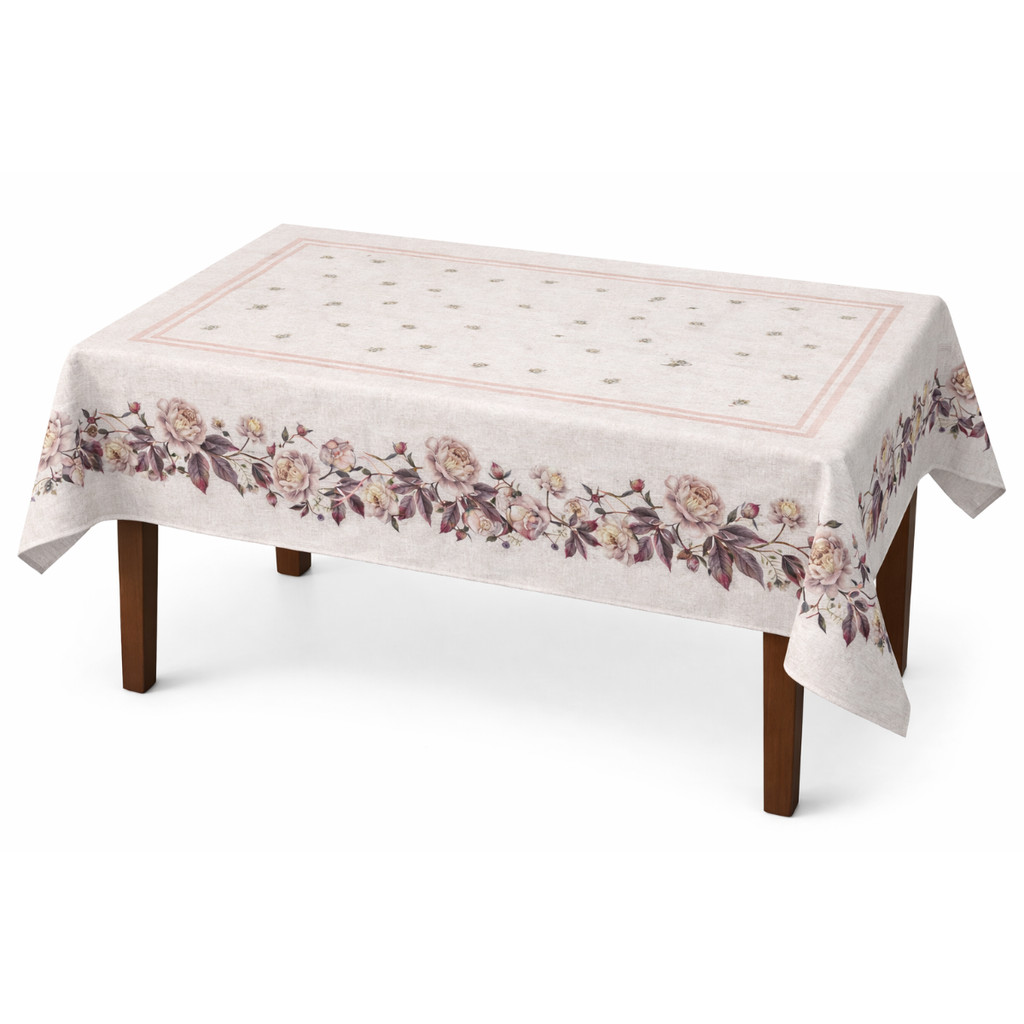 Toalha De Mesa Linho Digital Kacyumara Armonie em Oferta na Shopee