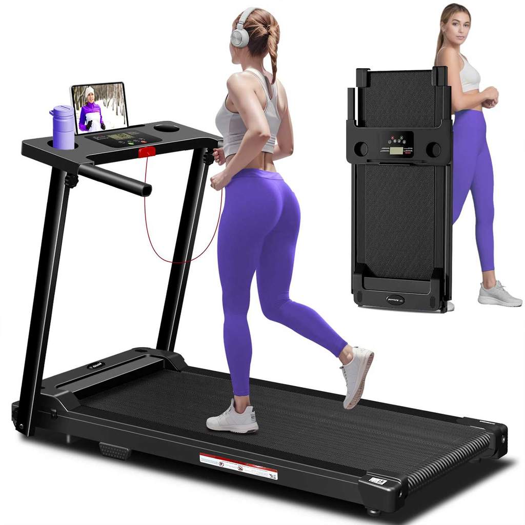 Esteira Elétrica 127/220V Dobrável Silenciosa para Casa com Amortecimento Caminhada Corrida Fitness