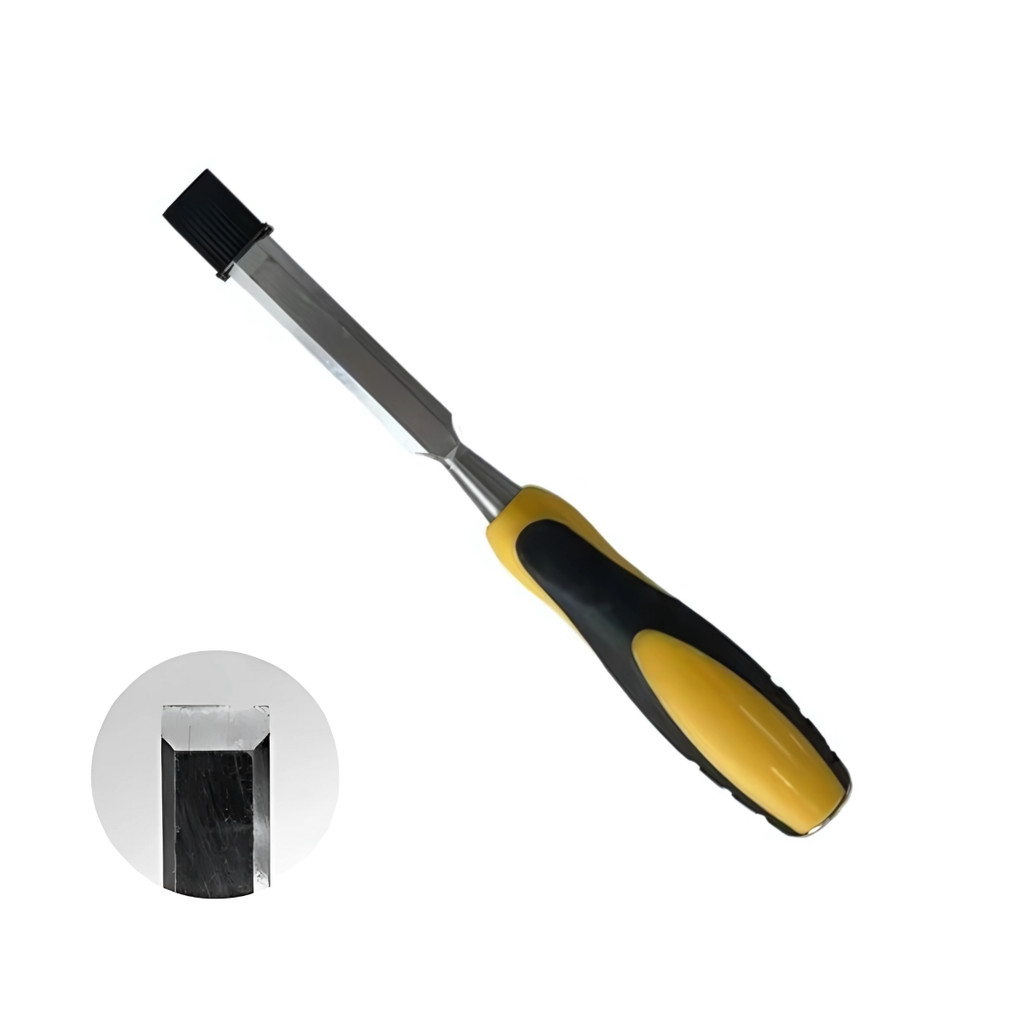 Formão Profissional De Metal 5/8 Pol (16mm) Com Cabo Plástico Para Madeira - Escolha a quantidade