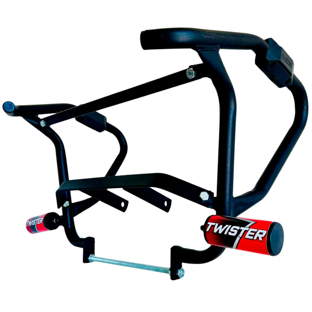 Cb 300F Modelo 2024 Protetor Carenagem Motor Tanque Vermelho Twister Mata Cachorro com Pedal Slider Moto Honda