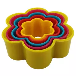 Jogo de Cortadores Flor Yangzi Carol 5 pçs 19646