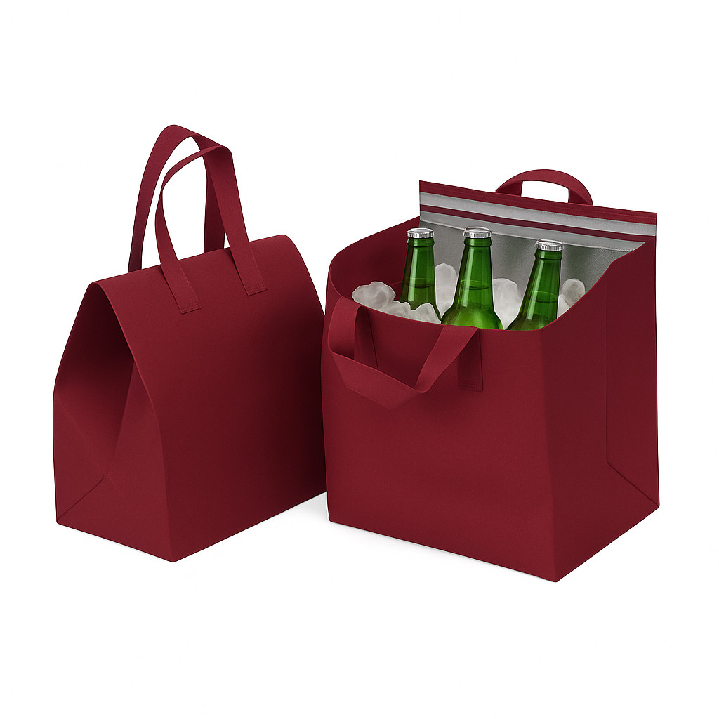 Sacola Térmica Bolsa Portatil Para Passeio Cooler Mantem Gelado e Quente 12 Litros