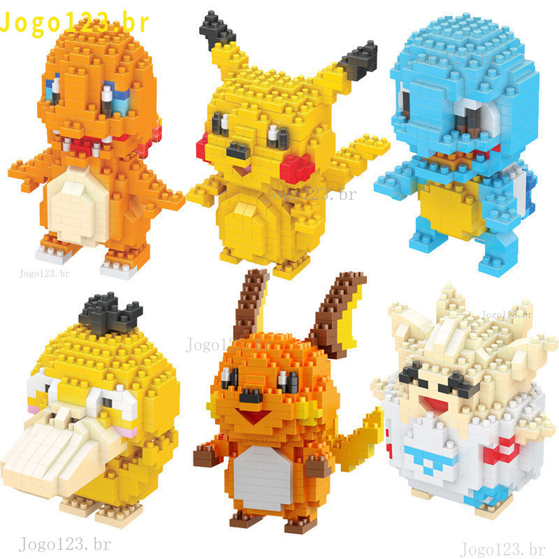 Brinquedos Pokémon Em Blocos De Construção em Oferta na Shopee