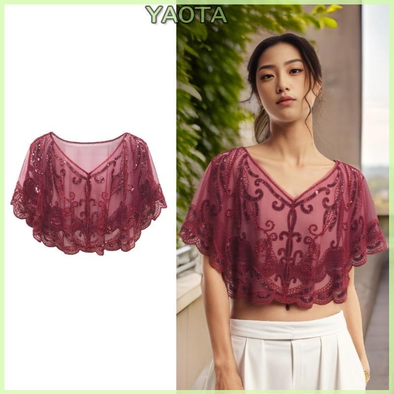 Yao 1920 Blingbling Xale Encolher Rugindo 20s Flapper Cosplay Roupa Fornecimento