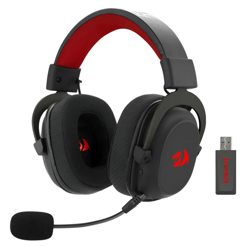 HEADSET GAMER ZEUS PRO PRETO - 7.1 SURROUND - WIRELESS