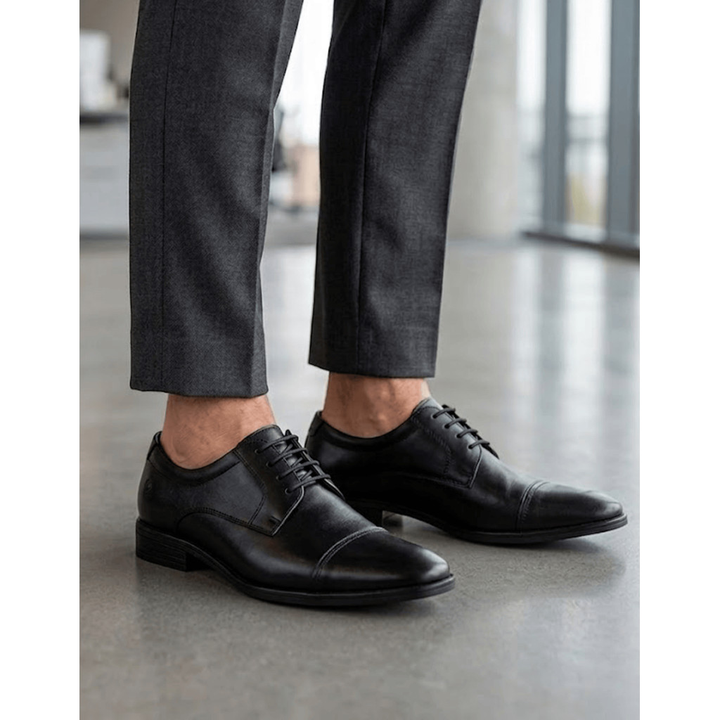 Sapato Social Democrata Couro Masculino Metropolitan Vega Clássico Elegante Conforto