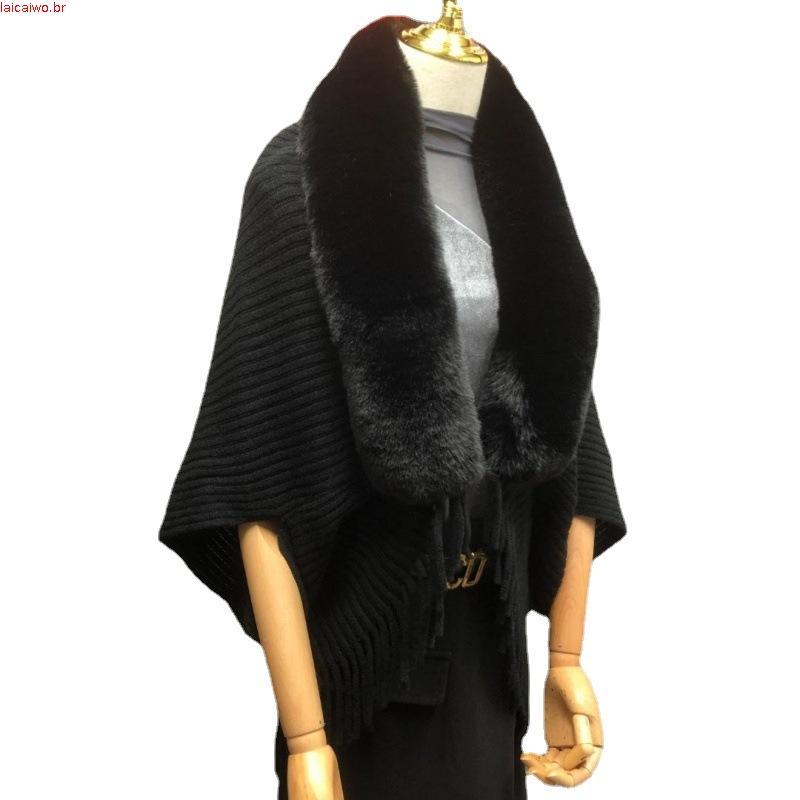 DAGMARC Tricô Xale Casamento Capa Feminina Inverno Quente