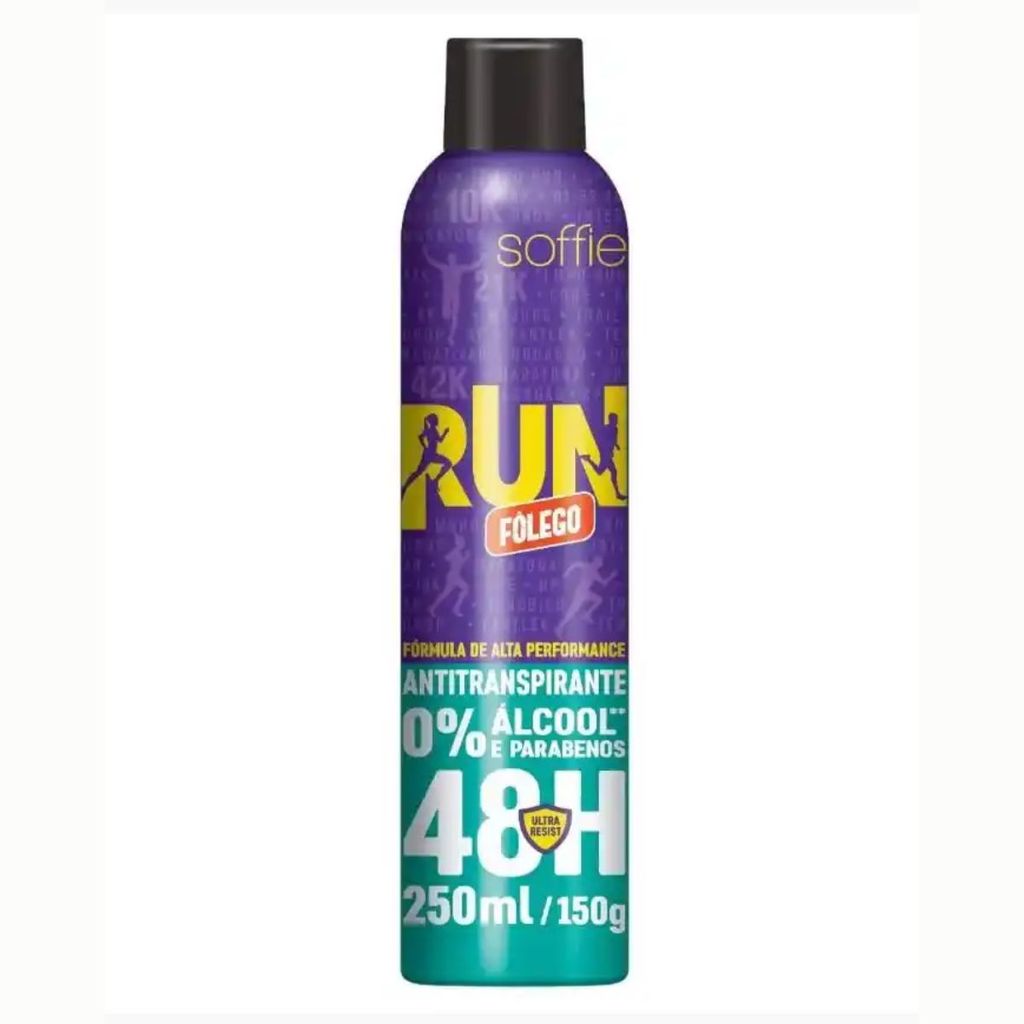 Desodorante Antitranspirante Frasco Com 250ml Soffie Run