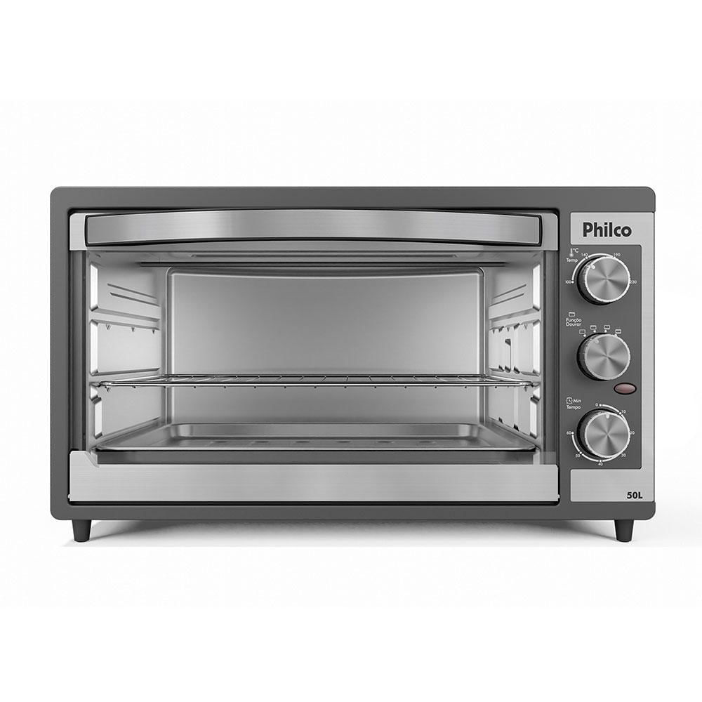 Forno Elétrico 50L Philco PFE52P Preto 220V em Oferta na Shopee