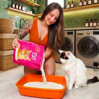 Areia Gato 4Kg Higienica Mya Cat Mandioca Natural Antiodor em Oferta na Shopee