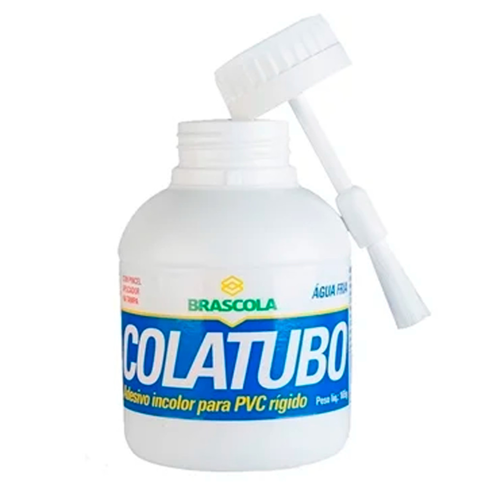 Adesivo PVC CPVC 175g Brascola Cola Para Cano Água Quente Solda Para Canos Hidráulica