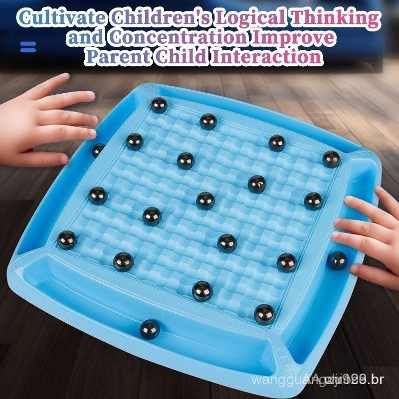 Jogo de Xadrez Magnético Para Crianças - Tabuleiro Interativo Portátil Brinquedo Educativo — imagem 2 de 2