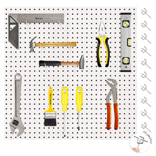 Painel Organizador Ferramentas 60x60 Eucatex Pefurado Ganchos em Oferta na Shopee