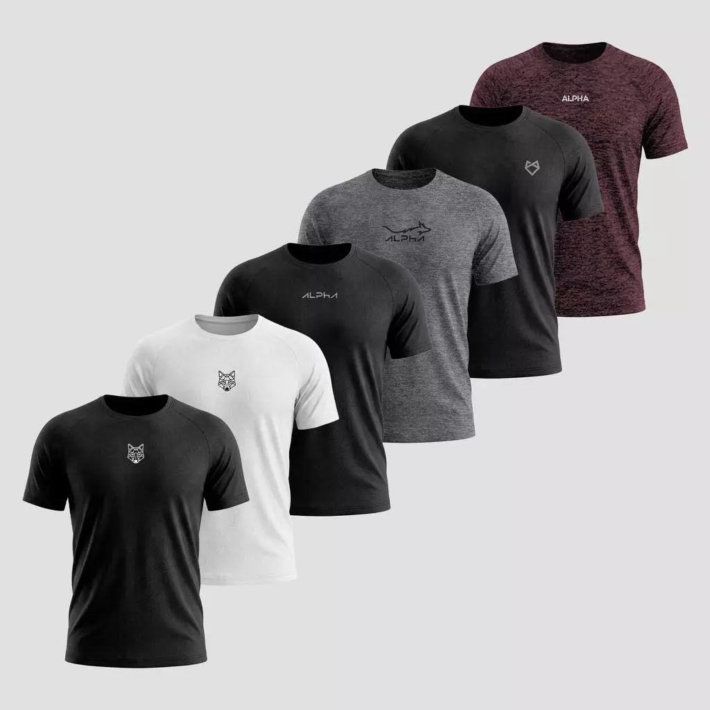 Kit 6 Camisetas Mais Procuradas Alpha Co — imagem 1