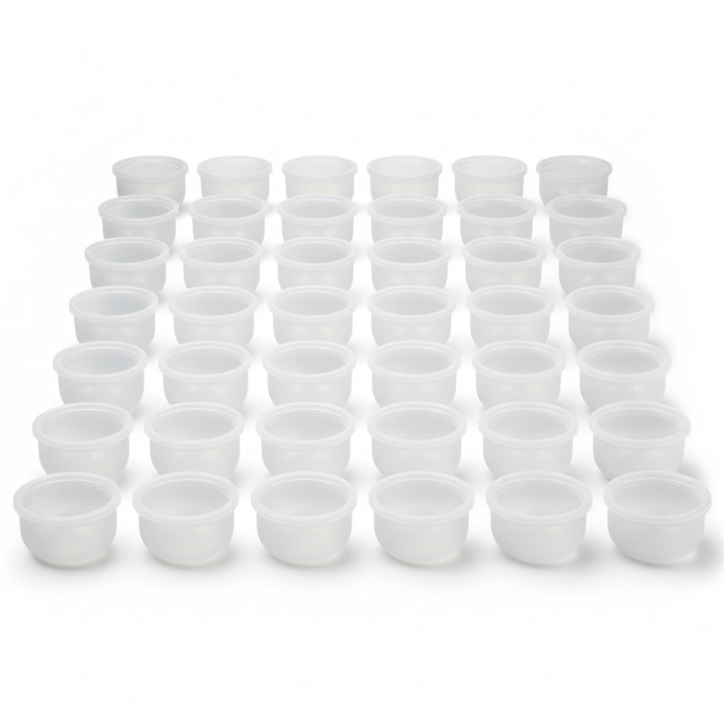 Batoque Descartável 16mm Henna Micropigmentação Tatuagem Kit 100 Unidades