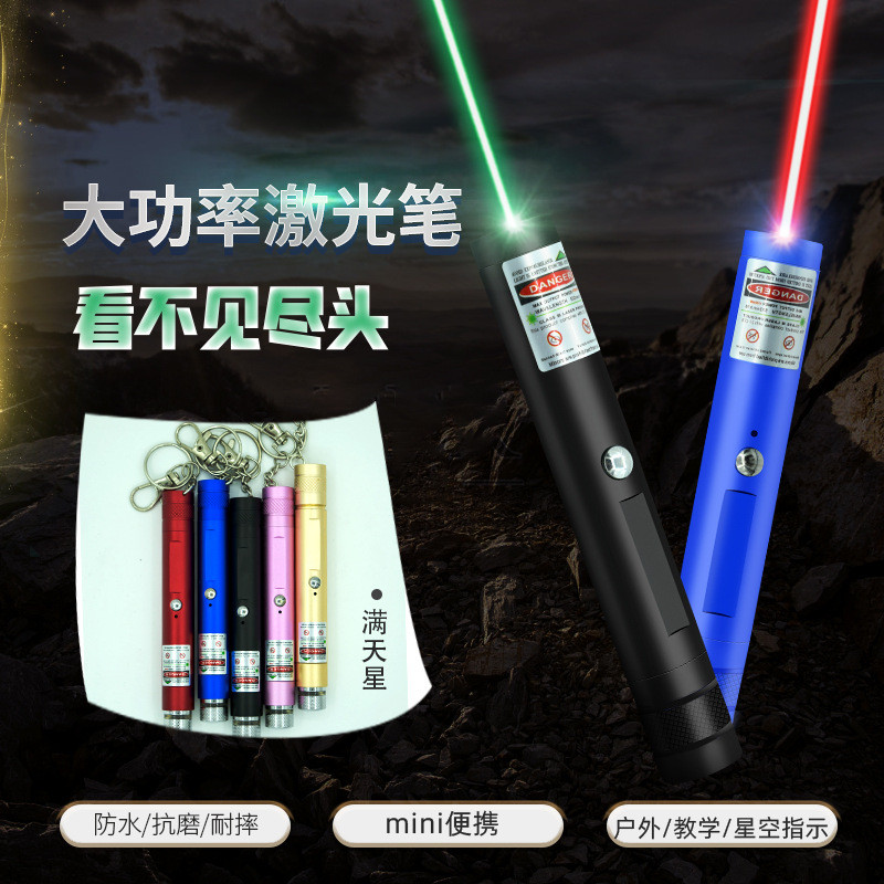 Caneta de luz laser com carregamento USB, caneta infravermelha de ponto laser, chaveiro, indicador de longo alcance de p