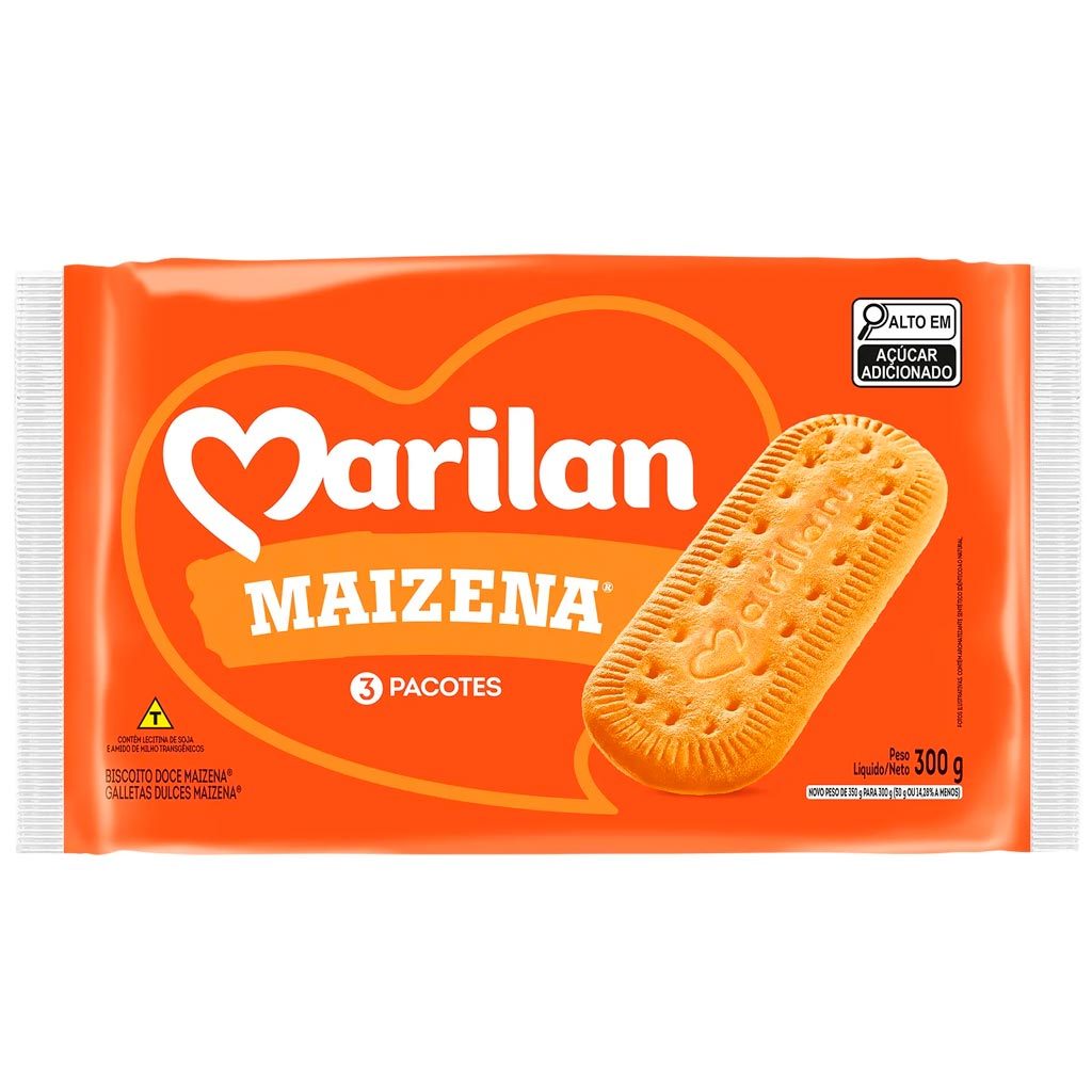 Biscoito Doce Maizena 300g - Marilan