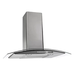 Coifa de Parede Nardelli Vidro Curvo Duto Slim 70cm Inox