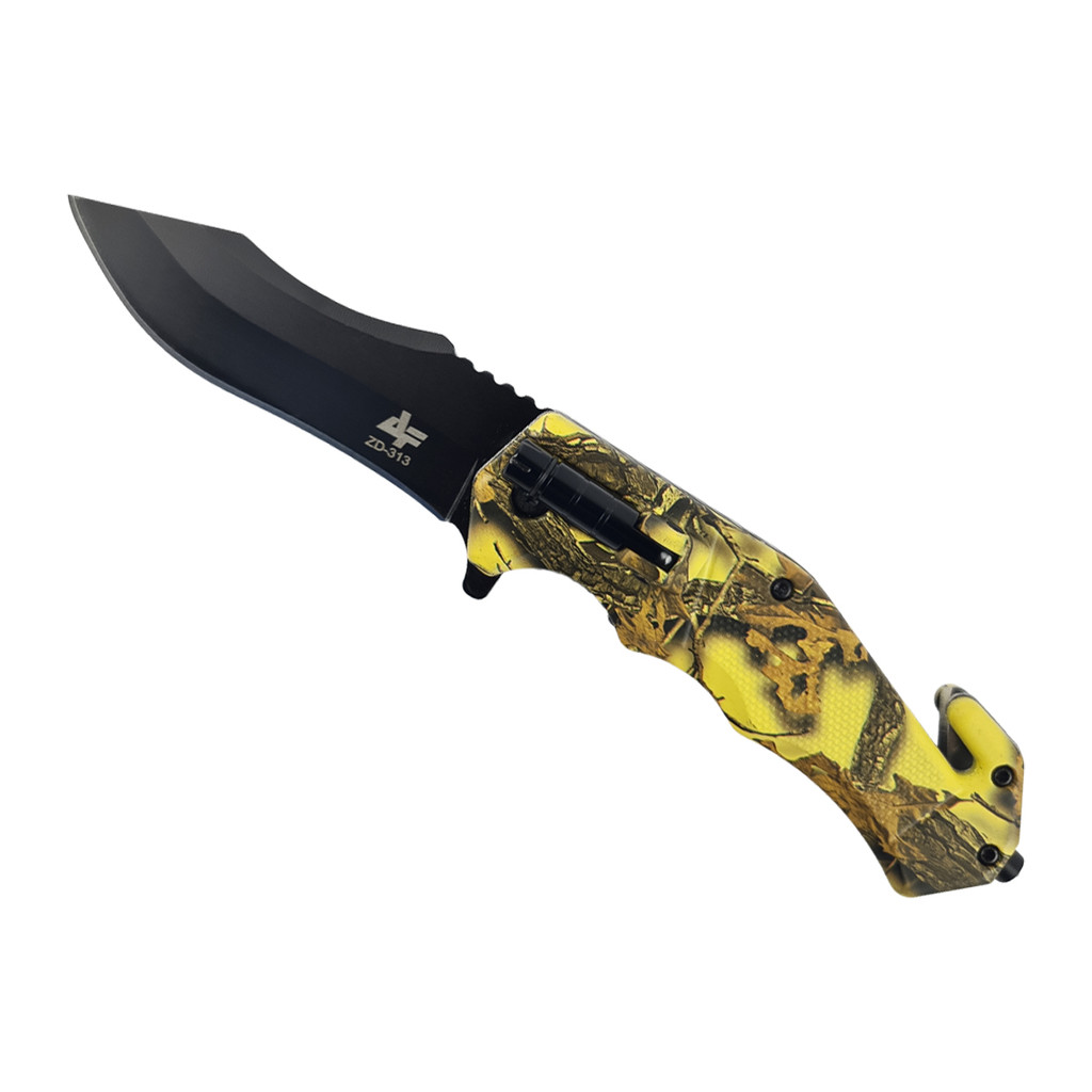 Canivete Albatroz Fishing C/ Quebra Vidro e LED - ZD-313