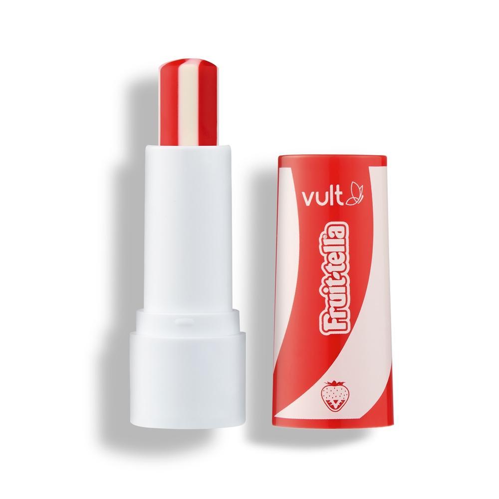 Vult&amp;Fruit-tella® Balm Labial Vermelho Morango com Creme  3,5g em Oferta na Shopee