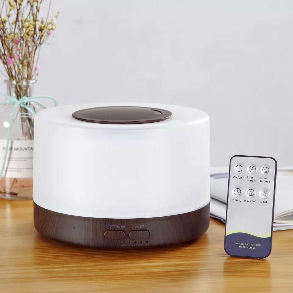 Difusor de Aroma, Umidificador de Ar Ultrassônico 500ML e 300ML