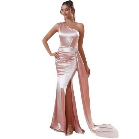 Vestido Longo de Festa Tomara que Caia Sereia Brilhante Formatura Casamento