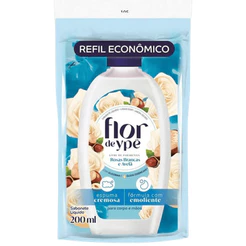 Ypê Sabonete Líquido Rosas Brancas e Avelã Flor de Sachê Refil Econômico 200ml