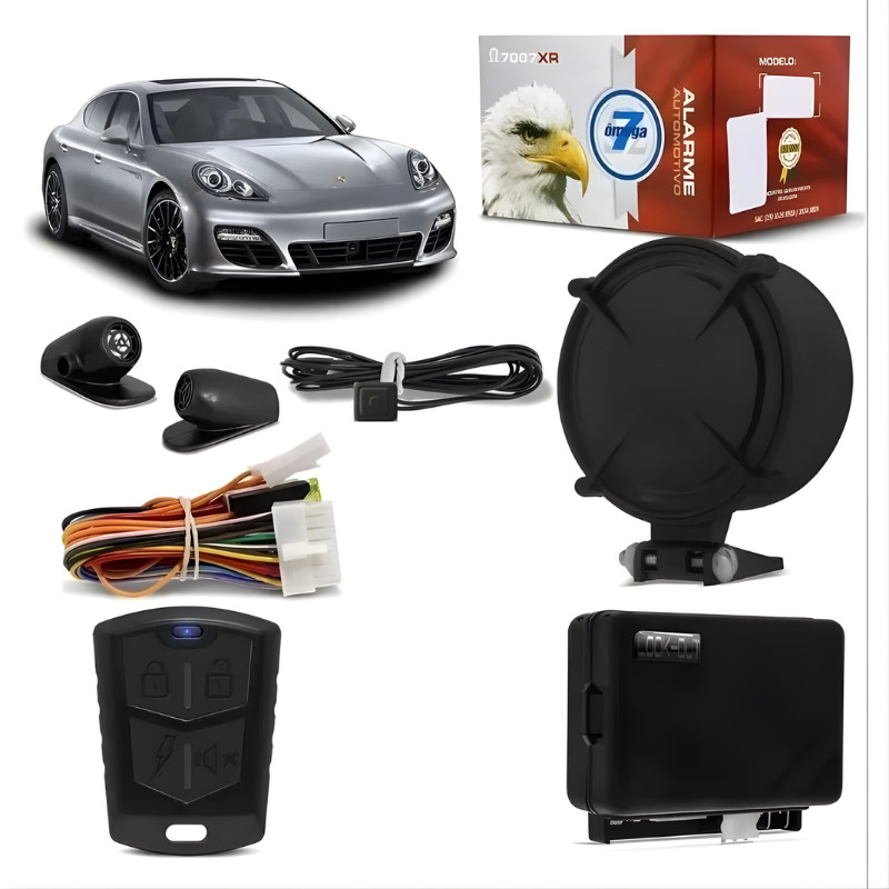 Alarme para Veiculo 7007xr Automotivo LOOK-OUT e Bloqueador de Ignição Pelo Botão Secreto.
