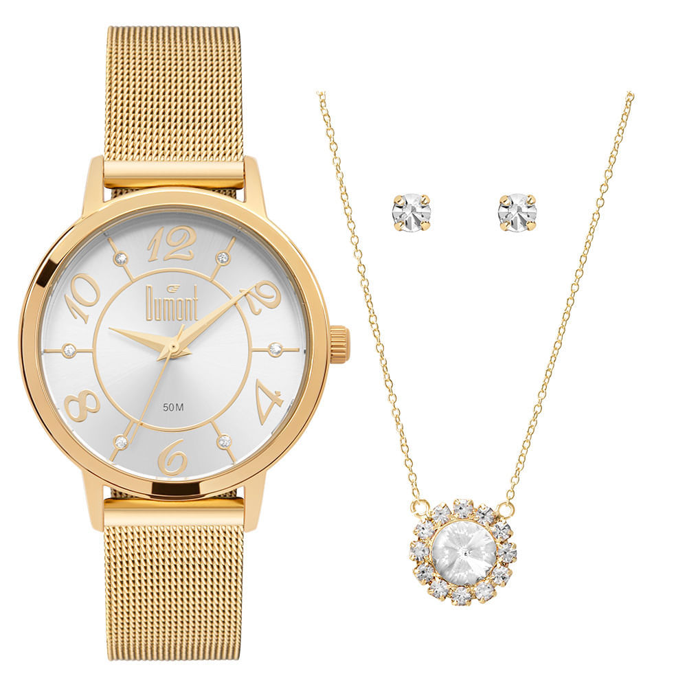 Kit Dumont Feminino Dumont Dourado - DU2035MOM/K4K