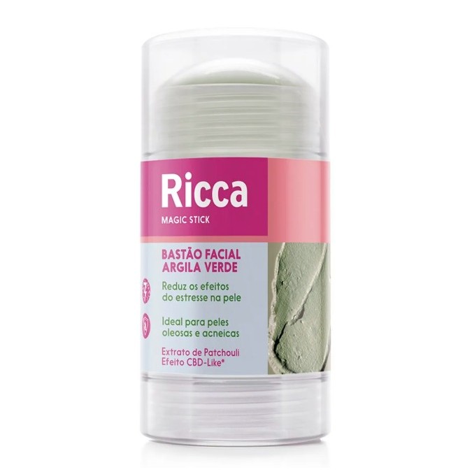 Ricca - Bastão Facial - Argila Verde 30g