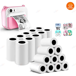 Kit 30 Bobinas Térmicas Brancas - Refil para Mini Impressora Portátil e Câmera Instantânea em Oferta na Shopee