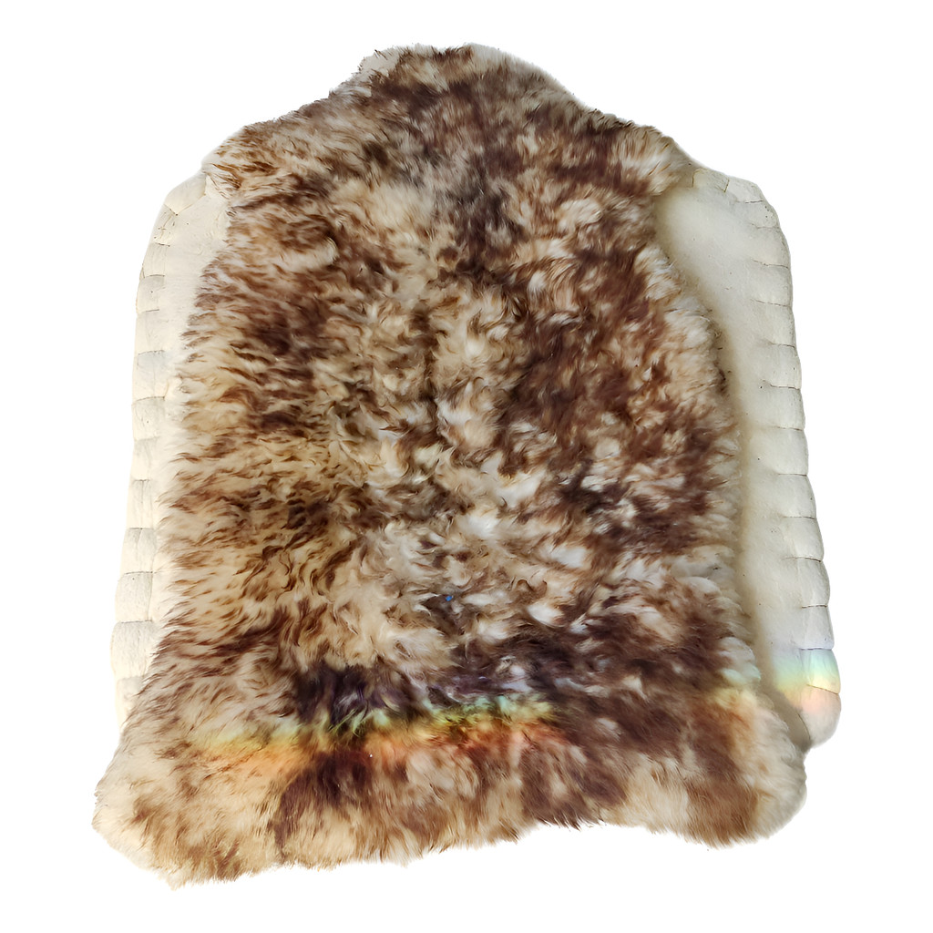 Pelego Tapete Natural De Ovelha Lã Alta Grande 110cm X 70cm