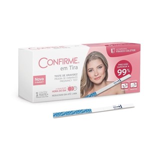 Teste de Gravidez Tira Confirme + 1 Frasco Coletor em Oferta na Shopee