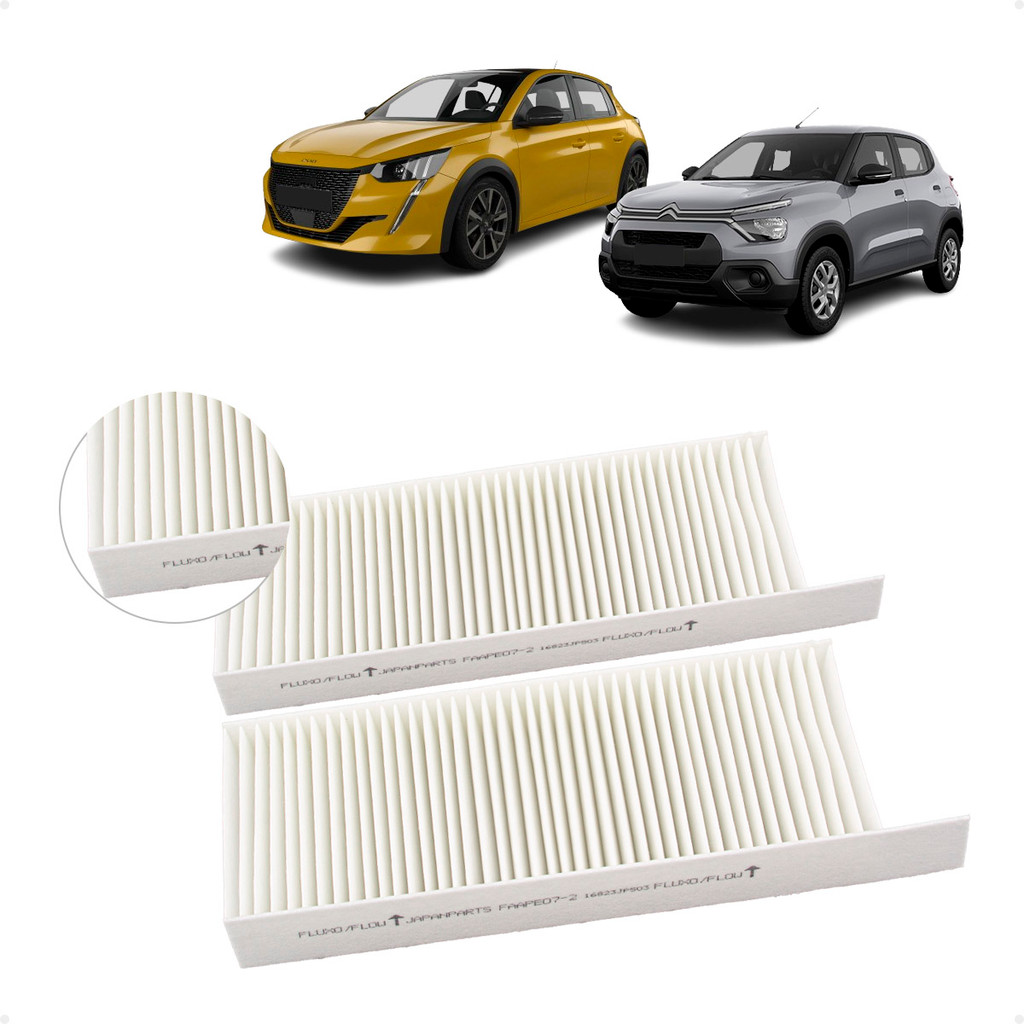 Filtro Do Ar Condicionado Citroen C3 1.0 6V Firefly Flex 2023 Em Diante 
Peugeot 208 1.0 6V Firefly Flex 2023 Em Diante